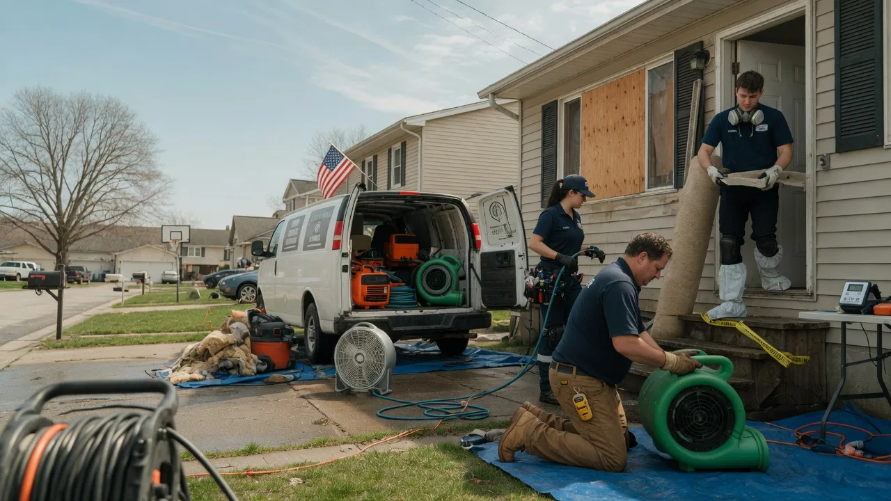 Water Damage Restoration in New Marshfield, OH near me